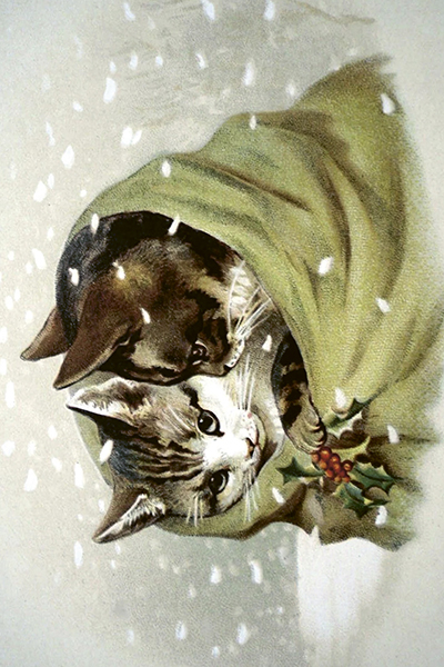 Vintage vykort, 10x15 cm. 
